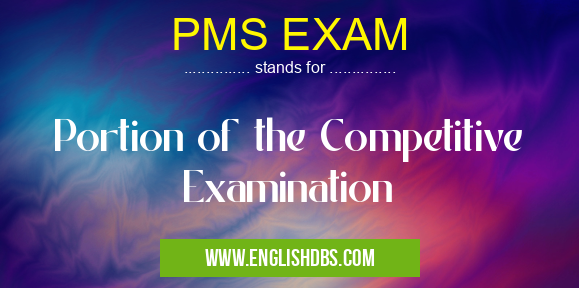 PMS EXAM