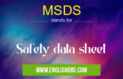 MSDS