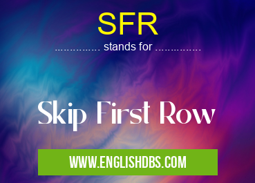 SFR