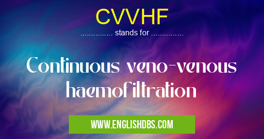 CVVHF