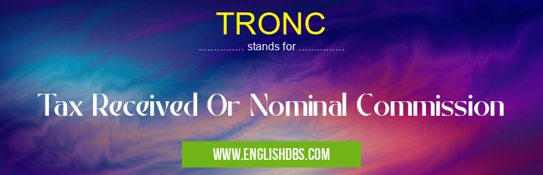 TRONC