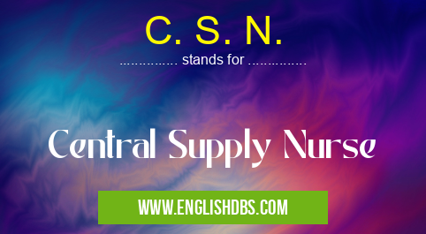 C. S. N.