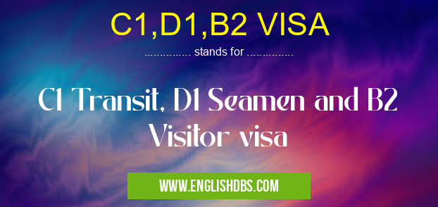 C1,D1,B2 VISA