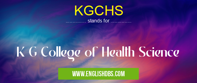 KGCHS