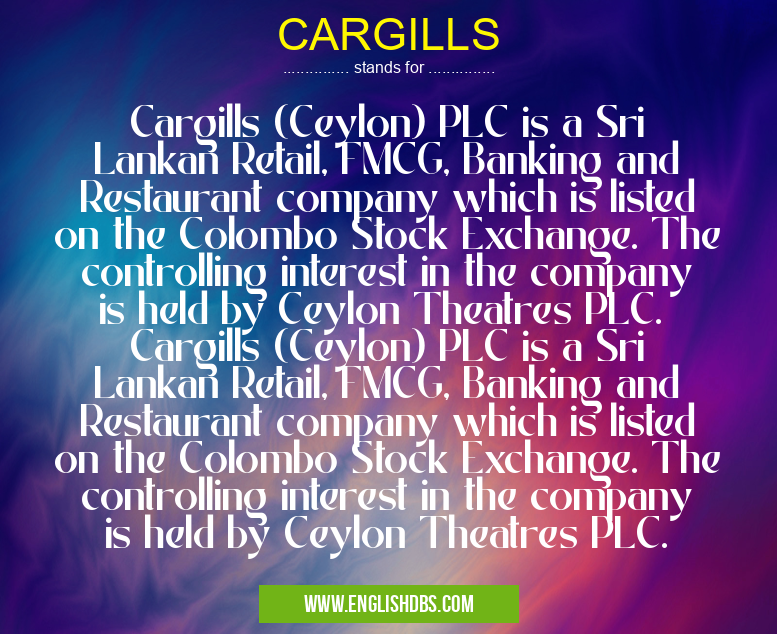 CARGILLS