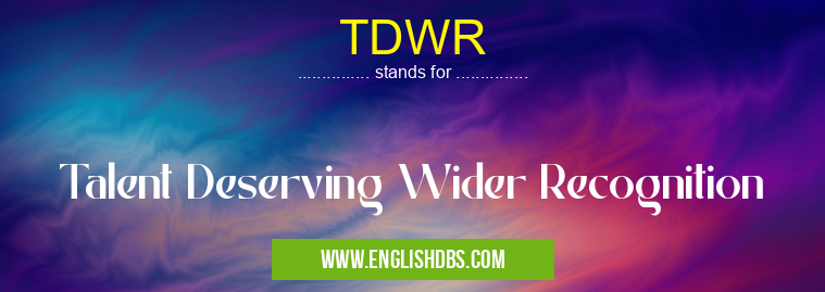 TDWR