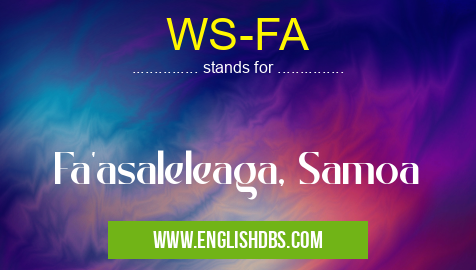 WS-FA