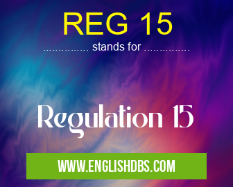 REG 15