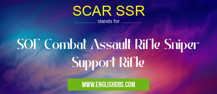 SCAR SSR