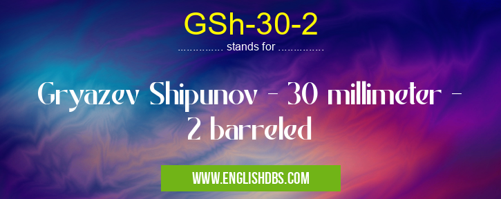 GSh-30-2