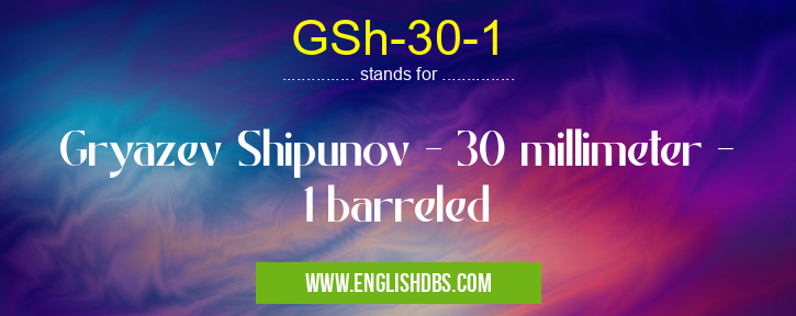 GSh-30-1