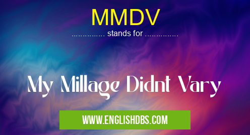 MMDV