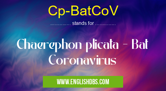 Cp-BatCoV