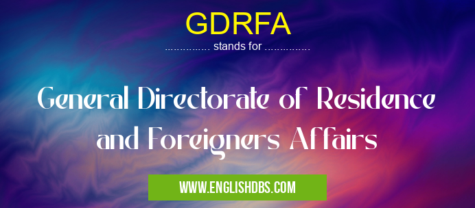 GDRFA