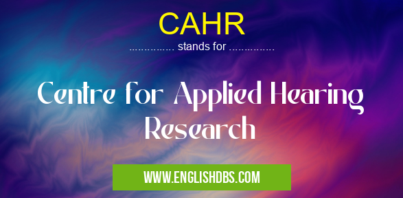 CAHR