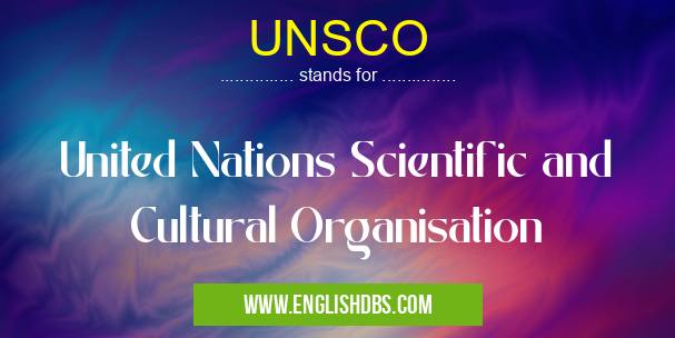 UNSCO