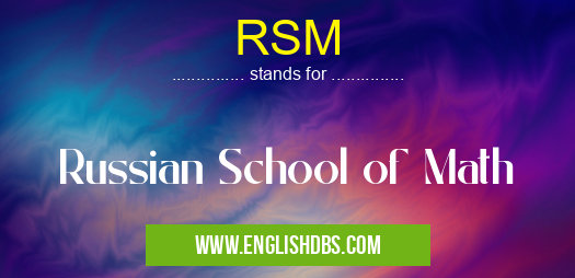 RSM