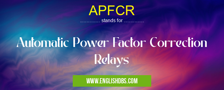 APFCR