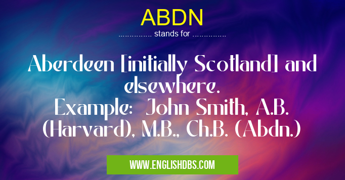 ABDN