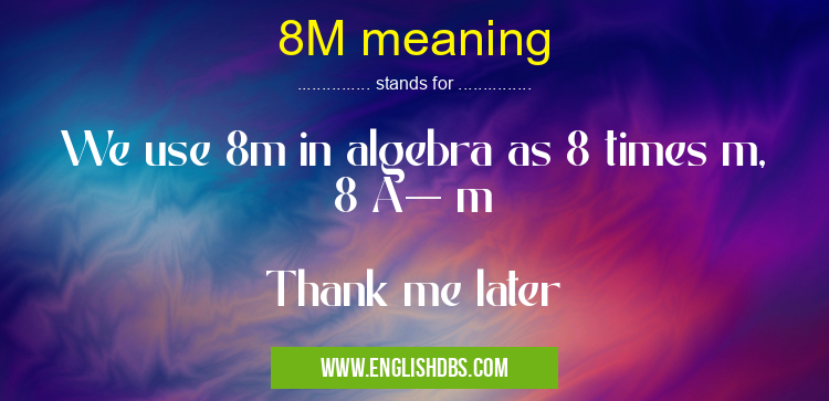 8M meaning