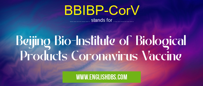 BBIBP-CorV