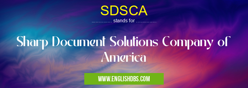 SDSCA