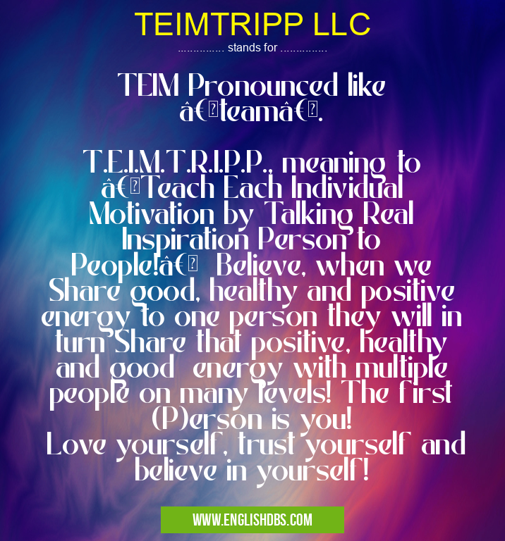 TEIMTRIPP LLC