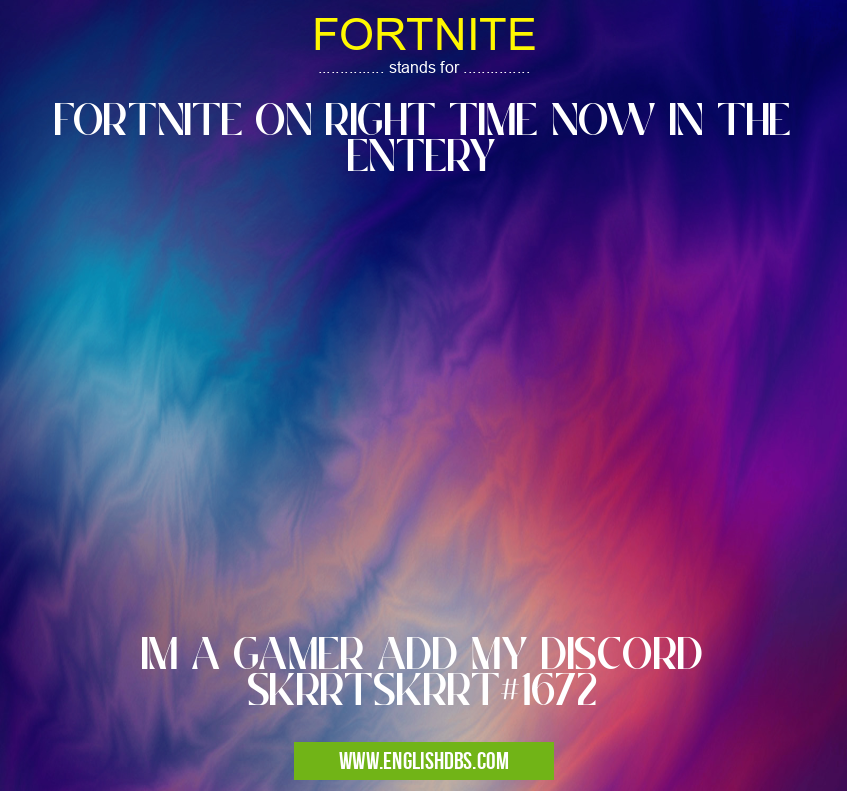 FORTNITE