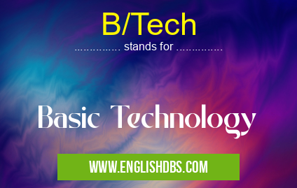 B/Tech