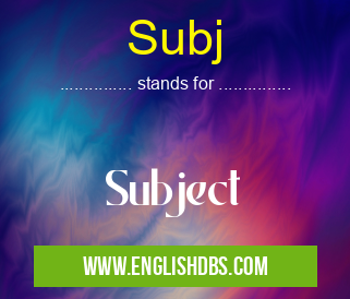 Subj