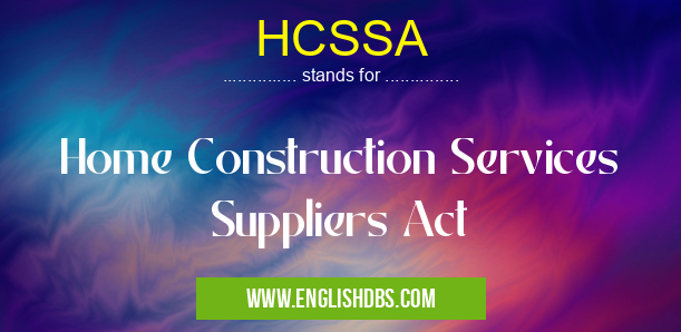 HCSSA