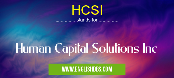 HCSI