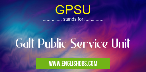 GPSU