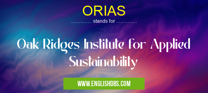 ORIAS