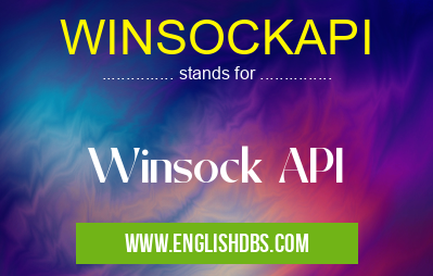 WINSOCKAPI