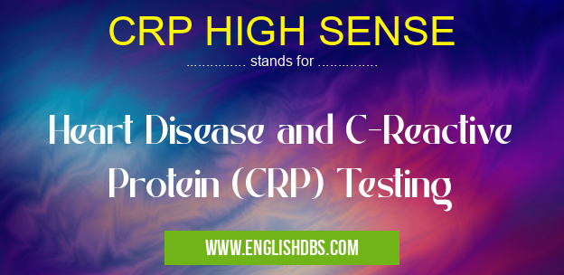 CRP HIGH SENSE