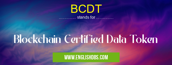 BCDT