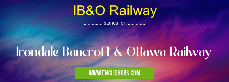 IB&O Railway