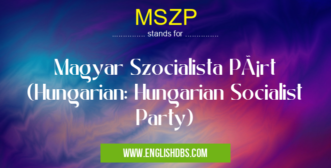 MSZP