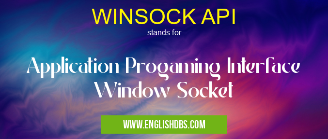 WINSOCK API