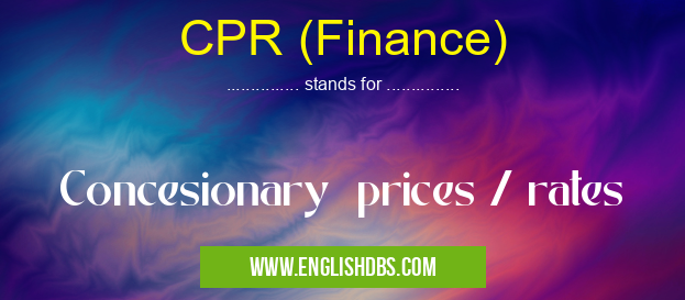 CPR (Finance)