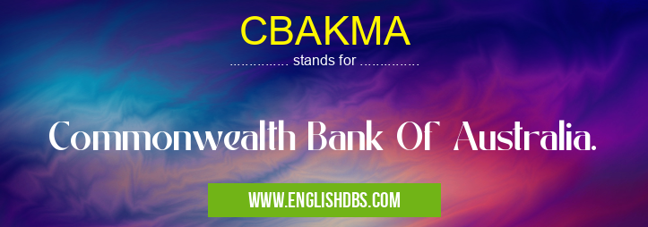 CBAKMA