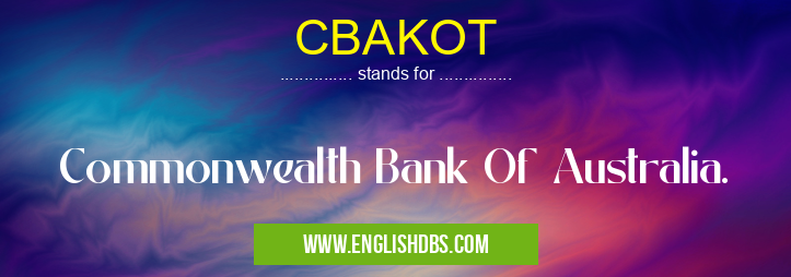 CBAKOT