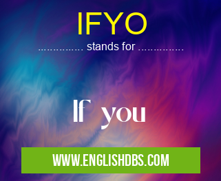 IFYO