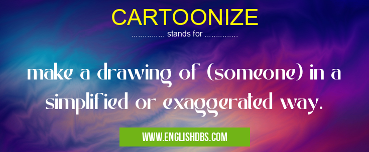 CARTOONIZE