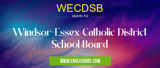 WECDSB