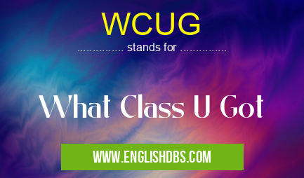 WCUG