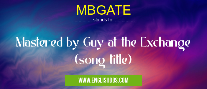 MBGATE