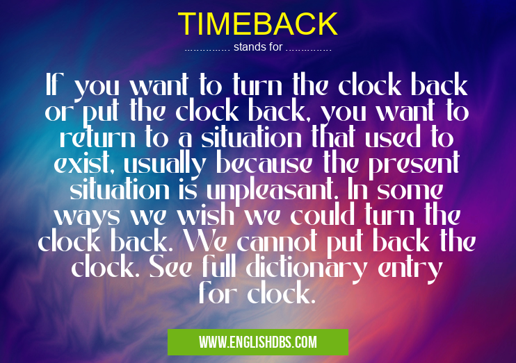 TIMEBACK