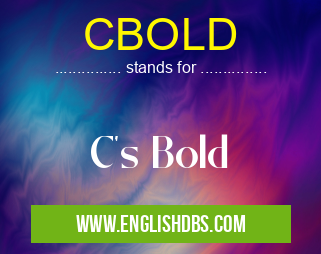 CBOLD